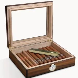 Cigāru kastes mitrinātājs, melns