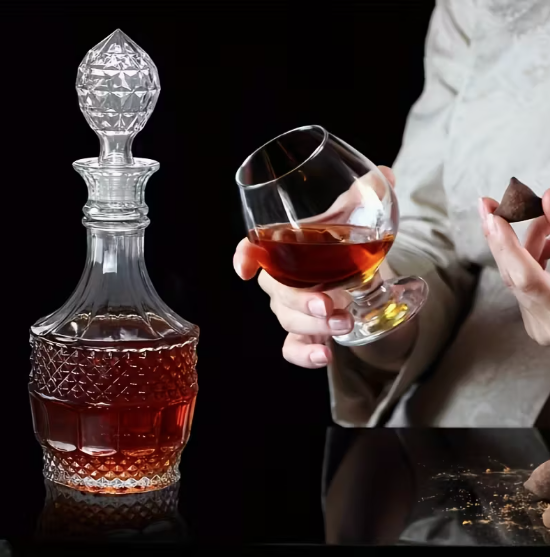 Klasisks, iegarens stikla karafe, 800 ml