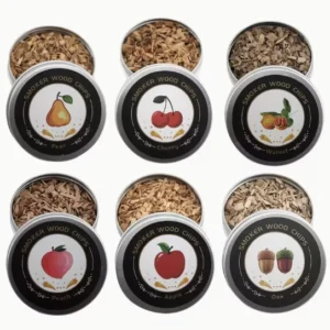 Koka skaidas viskija kūpināšanai, 6 aromāti