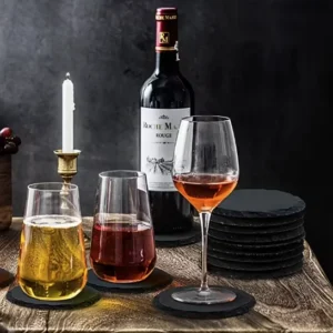 Apaļi akmens paliktņi, 4 gab