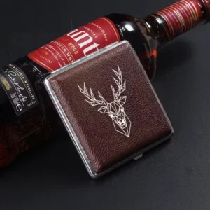 Mākslīgās ādas cigarešu kārbiņa