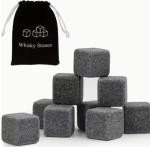 Dzesēšanas akmeņi ar maisiņu, 9 gab.