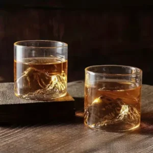 Viskija glāzes “Japānas kalni” (2 gab., 300 ml)