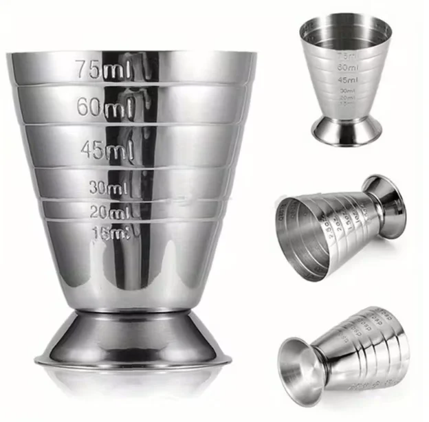 Nerūsējošā tērauda mērglāzīte (15–75 ml)