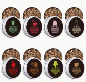 Koka skaidas viskija kūpināšanai, 8 aromāti