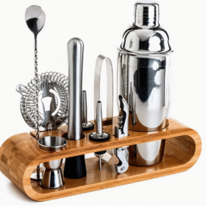 Kokteiļu gatavošanas komplekts ar statīvu