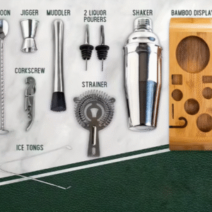 Kokteiļu gatavošanas komplekts ar statīvu