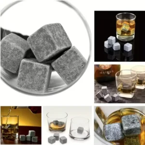 Dzesēšanas akmeņi ar maisiņu, 6 gab