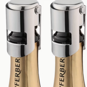 Šampanieša un dzirkstošā vīna korķis ar fiksatoru