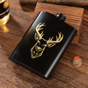 Metāla kolba stiprajiem dzērieniem (fleška)