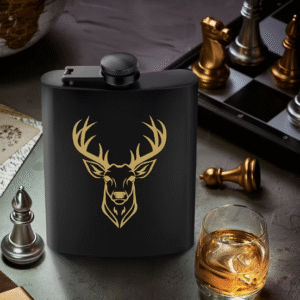 Metāla kolba stiprajiem dzērieniem (fleška)